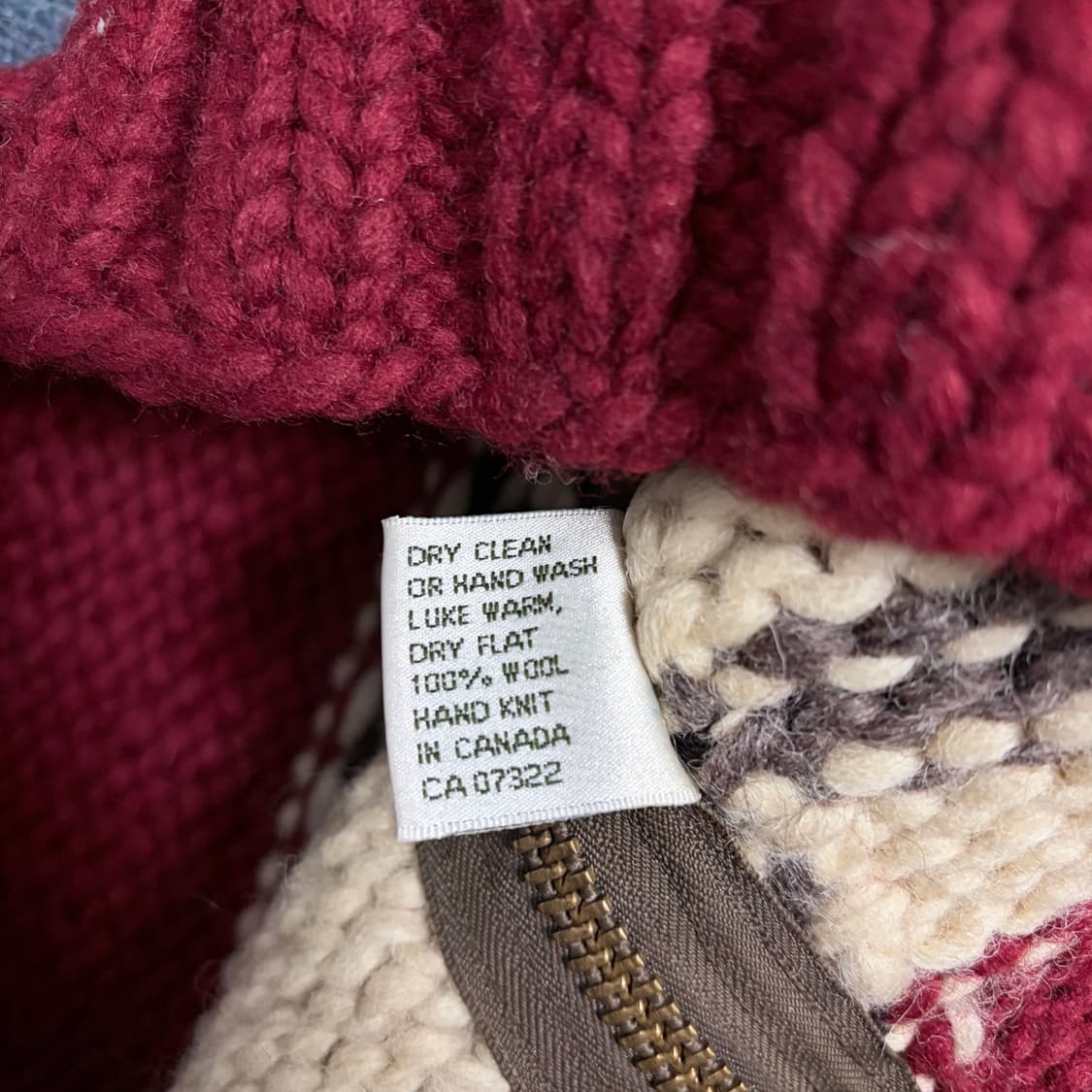 CANADIAN 코위찬 니트 집업 상품이미지5