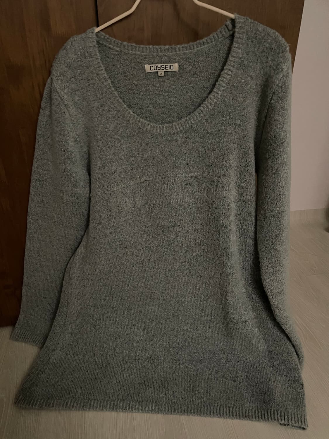 코이세이오 coyseio 부클니트 그레이 (2사이즈) 상품이미지2