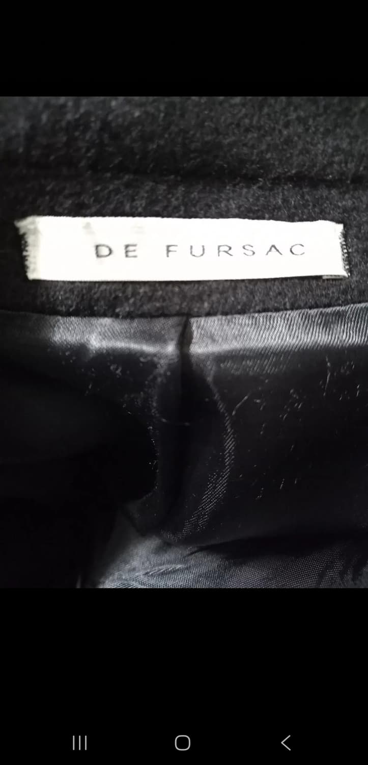 [판매] MONSIEUR DE FURSAC 드 휘삭 울 캐시미어 피코트 상품이미지6