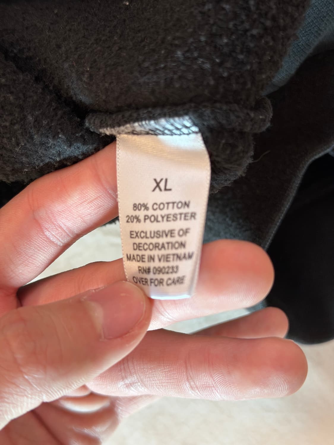 에센셜 피어오브갓 실리콘 로고 후드티 블랙 상품이미지7