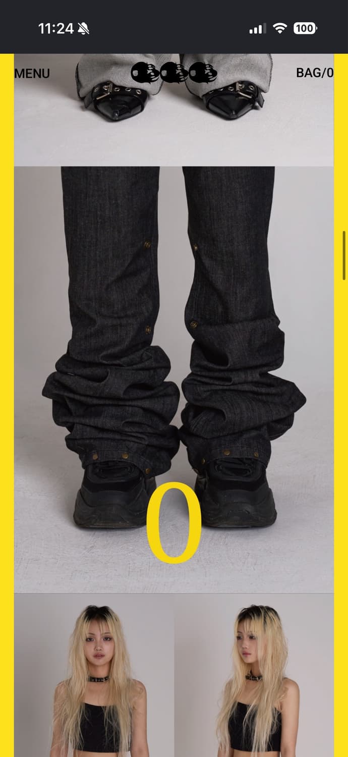 펄룩  0:03 BOOTCUT PANTS 상품이미지5