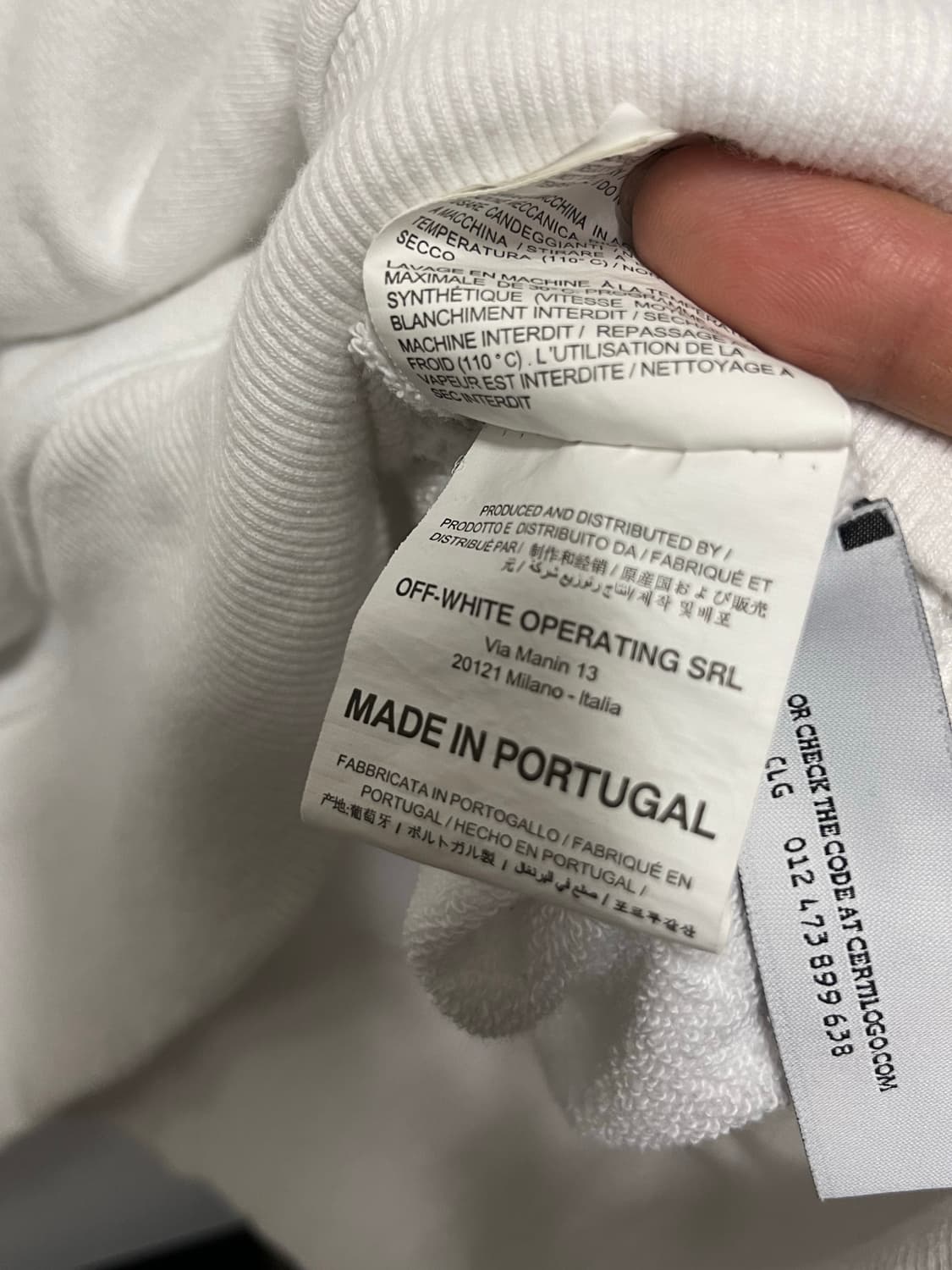 오프화이트 마커 애로우 후드티 XL 상품이미지6