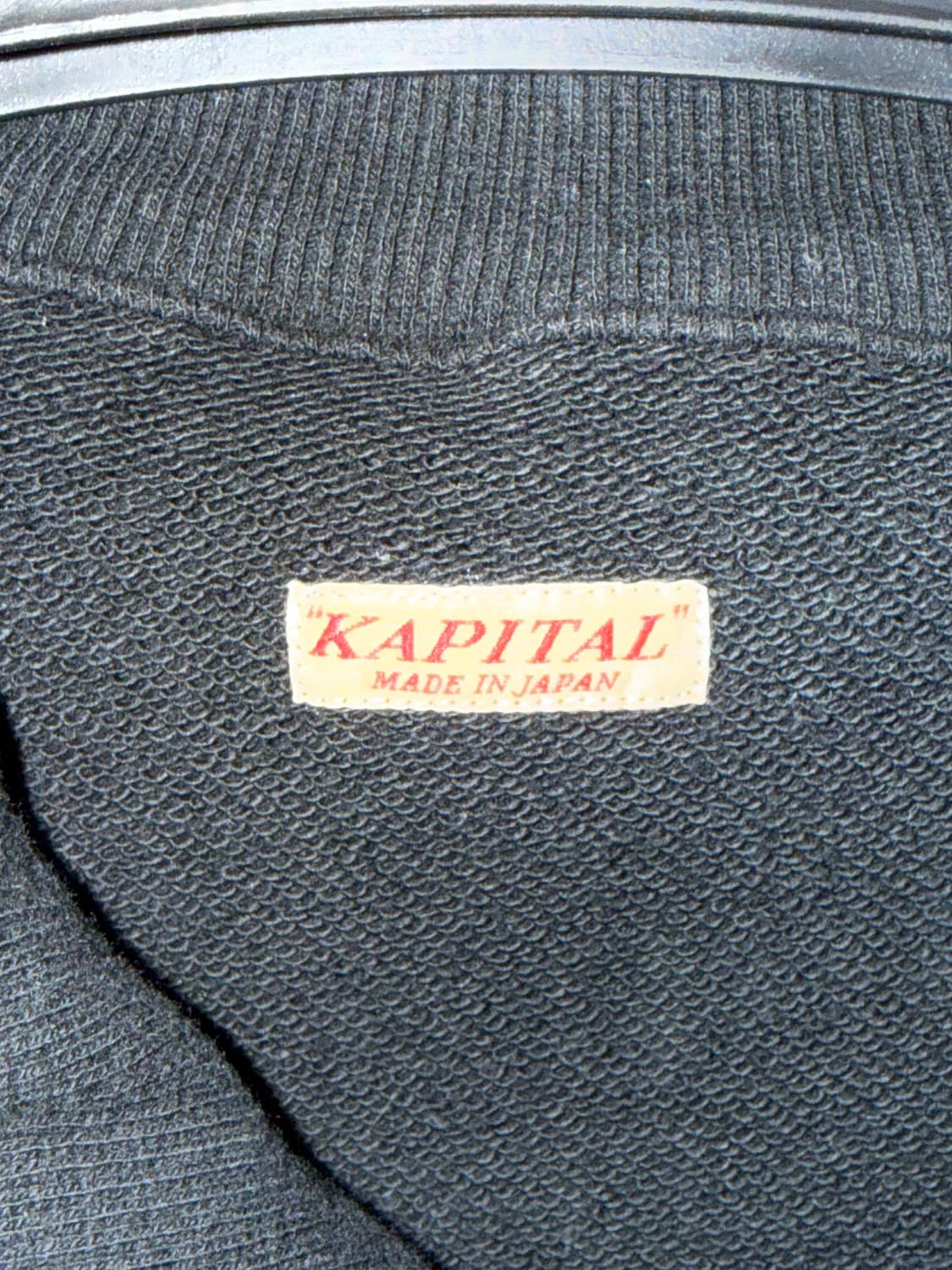 캐피탈 30 플리스 하프 집 베스트 블랙 상품이미지3