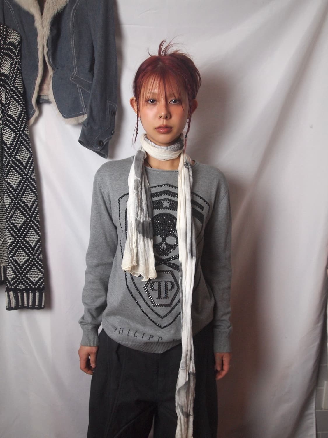 필립플레인 스컬 니트 스웨터 상품이미지1