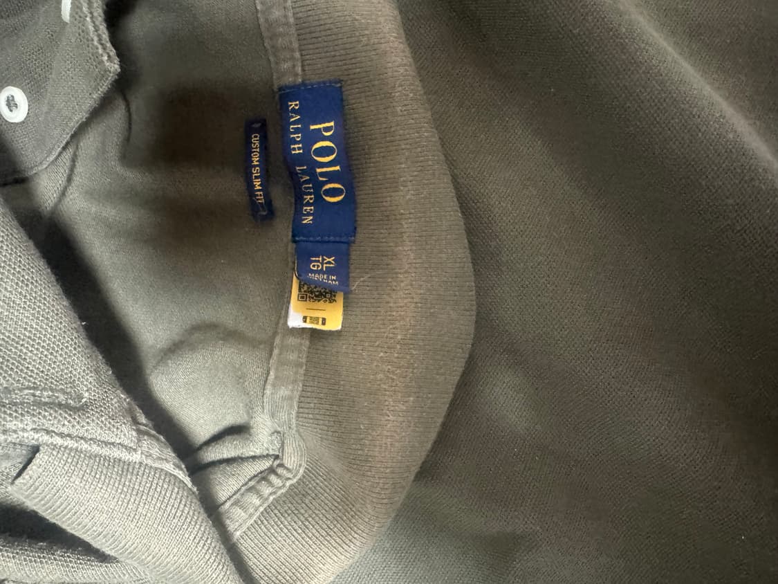 폴로 카키 카라티 반팔 xl 상품이미지3