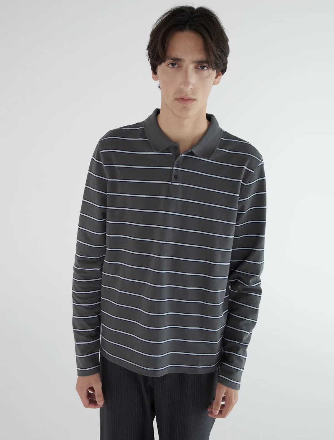 (M,L,XL) 팔로마울 no.2687 COTY 스트라이프 폴로셔츠 상품이미지1