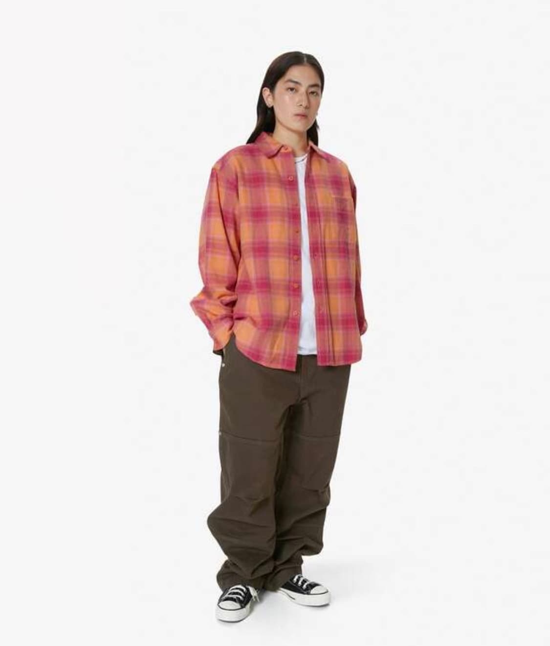 디스이즈네버댓 패널드 팬츠 브라운 M 상품이미지2