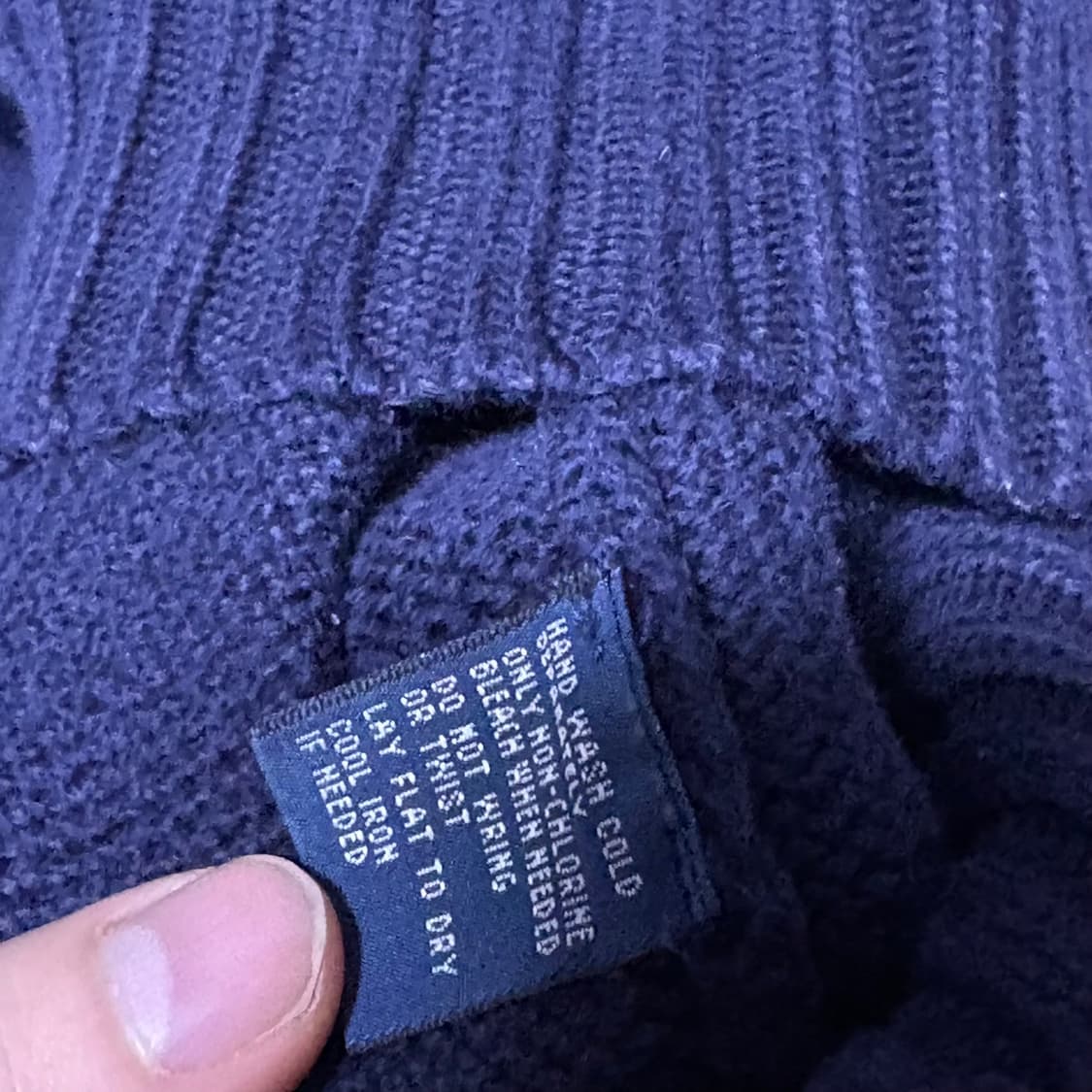 폴로 랄프로렌 네이비 니트 l 상품이미지4