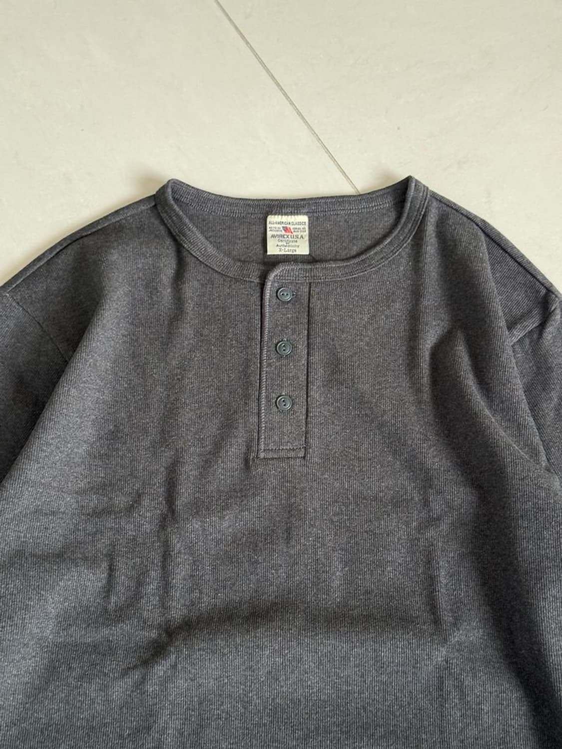 HENRY NECK LS TEE 헨리넥 LS 티셔츠 상품이미지6