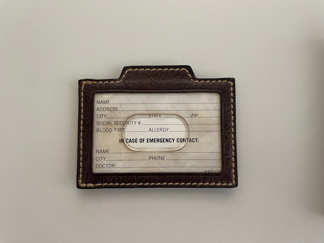 빈티지 리바이스 레더 트리플 폴드 지갑 상품이미지9