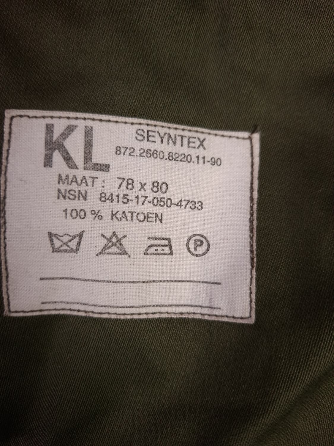 새제품급 오리지날 네덜란드군 OG-107 필드카고 팬츠 상품이미지3