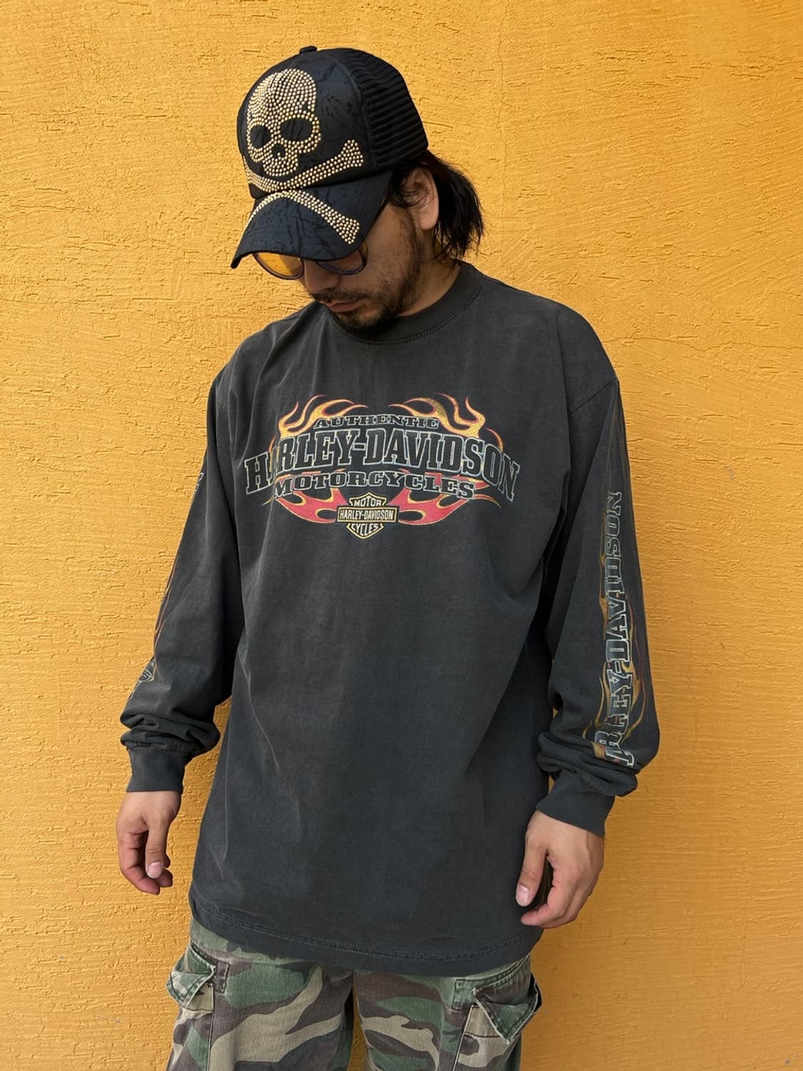 골드 큐빅 스컬 매쉬캡  상품이미지3