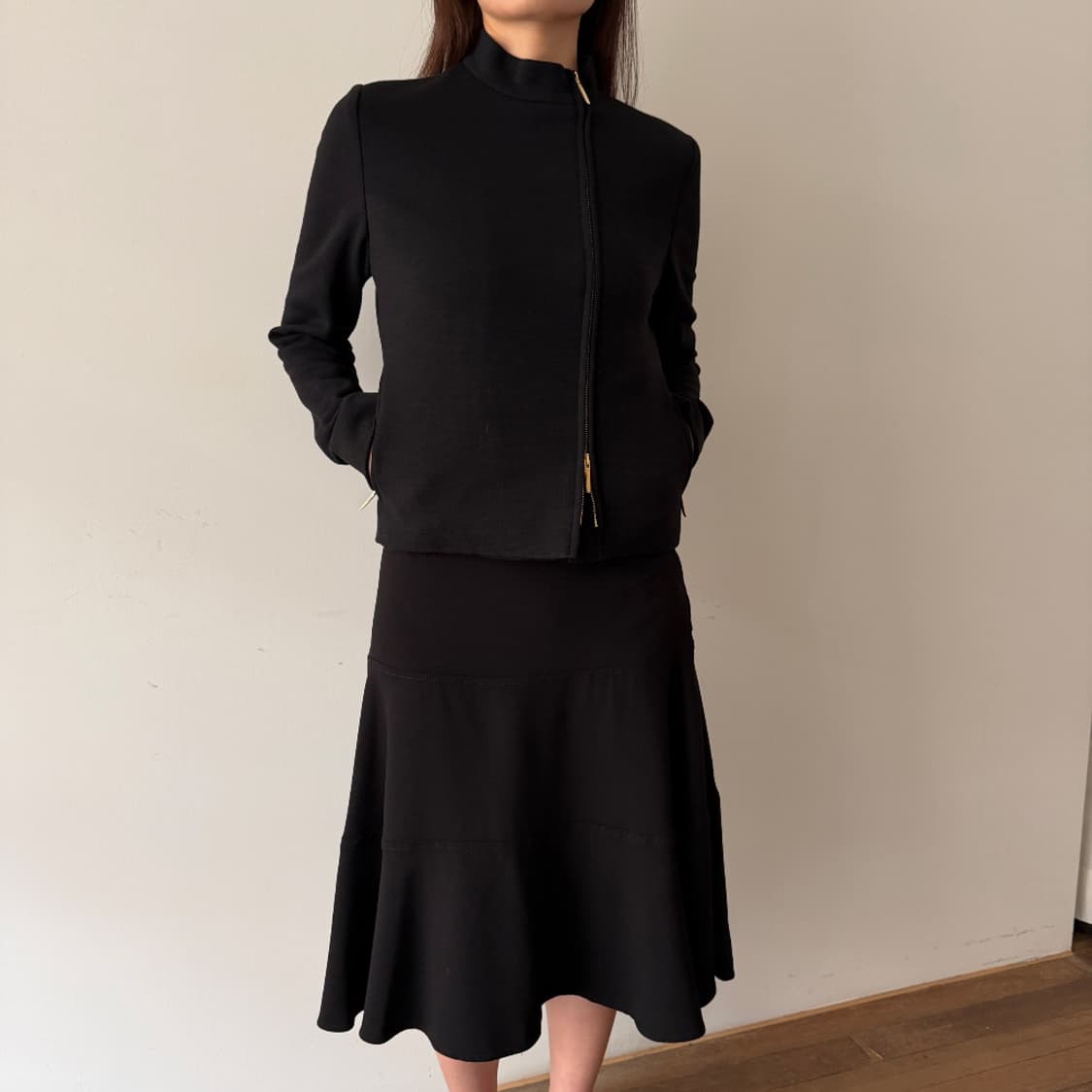 구찌 블랙 니트 집업 42 상품이미지2