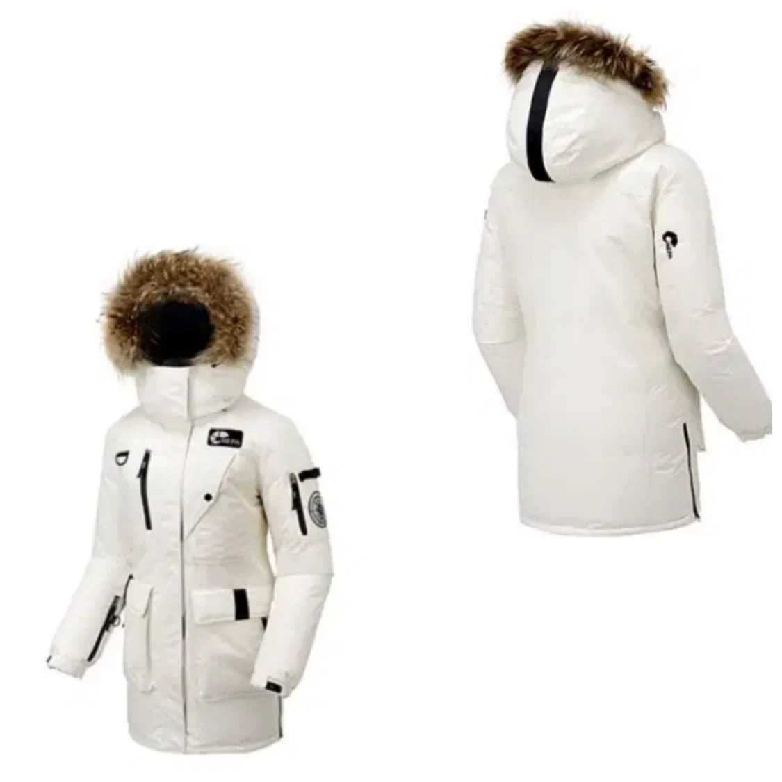 급처상태양호!네파 알라스카 유틸리티다운오리털 전지현 패딩 스톤아일랜드느낌 상품이미지2