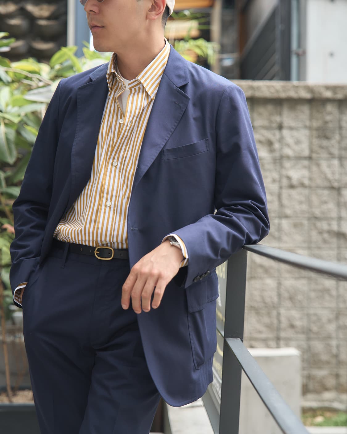 아나토미카 자켓 University Jacket I Poplin 네이비 상품이미지2