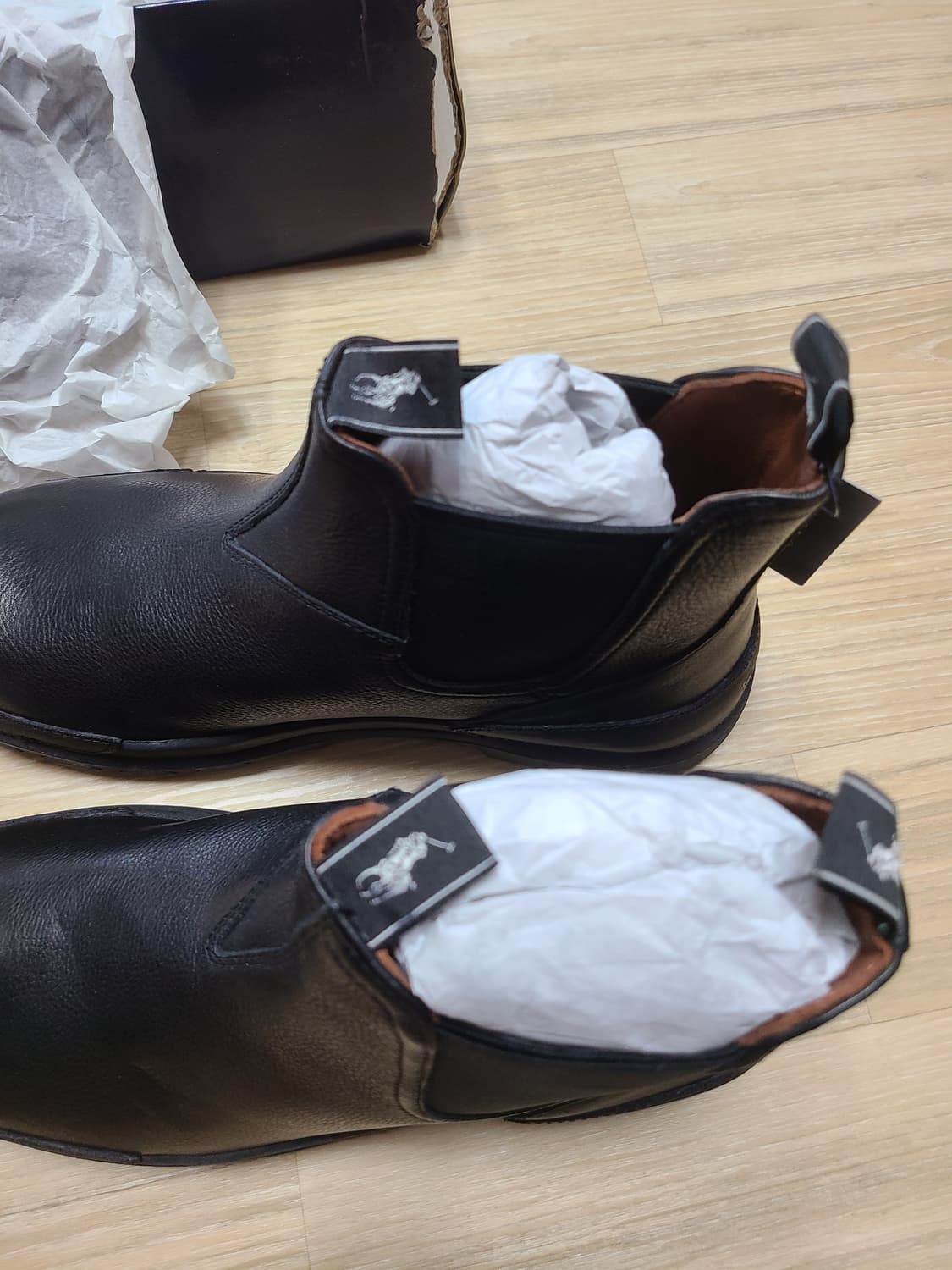 [정품/새상품] [280] 폴로 랄프로렌 블랙 첼시 부츠 상품이미지8