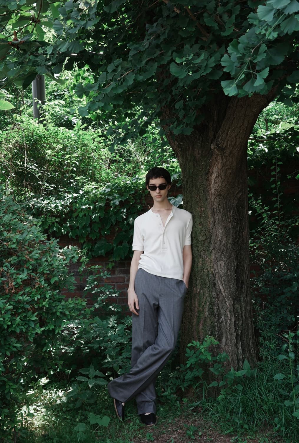 HERRINGBONE WOOL TROUSERS 상품이미지3