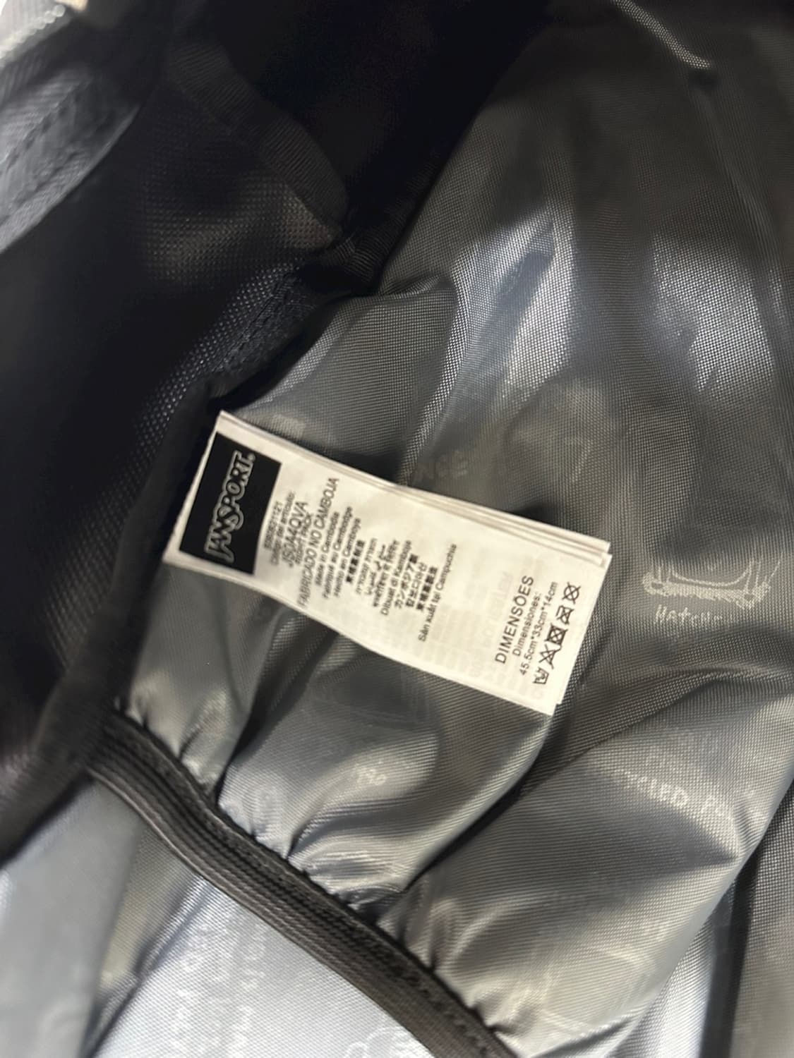 잔스포츠 백팩 블랙 상품이미지9