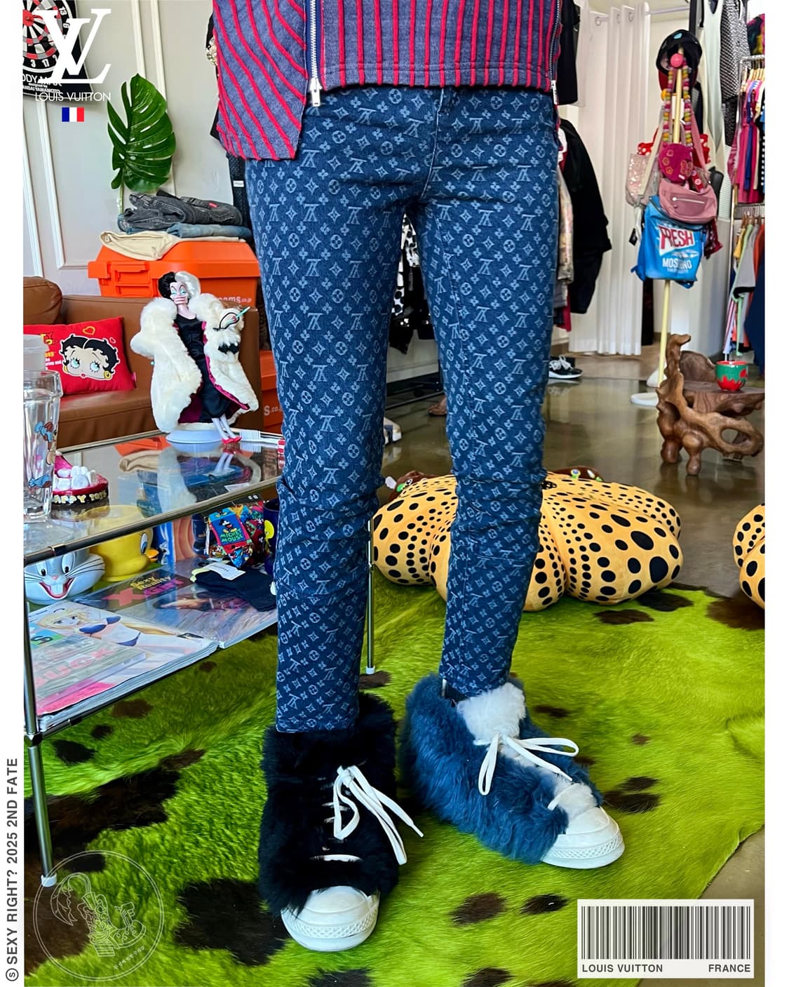 2000s Louis Vuitton Monogram Denim Pants 상품이미지1