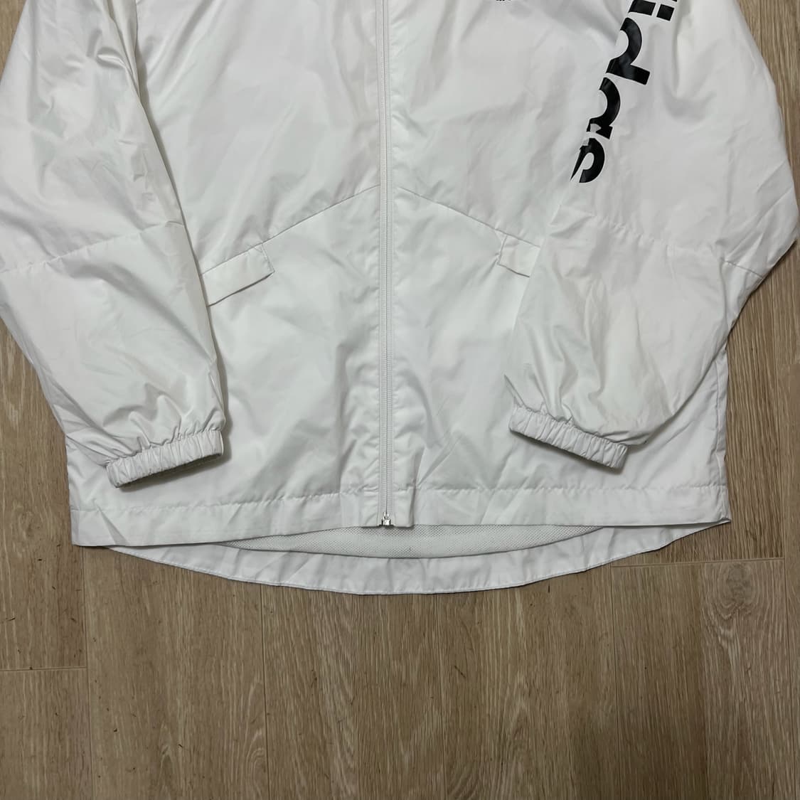 아디다스 빅로고 후드 바람막이 자켓 S/90  상품이미지4