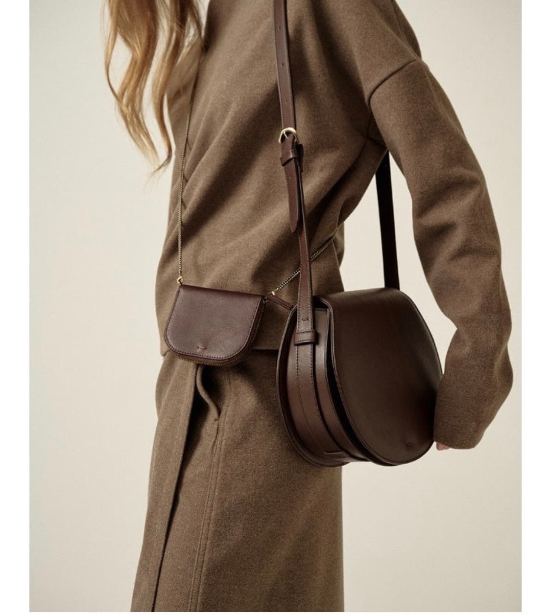 유르트 크로스백 Tambor 탐보 초코 상품이미지5