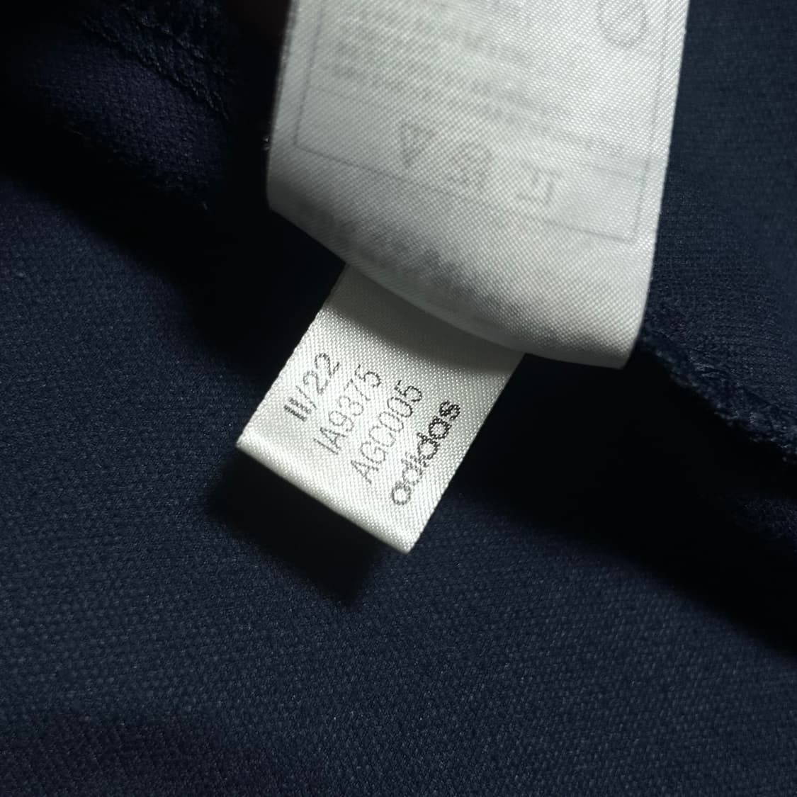 [L] adidas 아디다스 신형 네이비 우븐 트랙 바람막이 자켓 상품이미지7