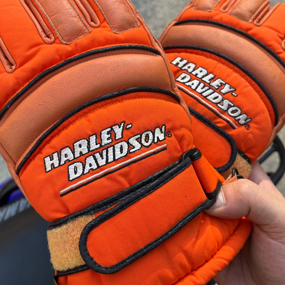 90s 할리데이비슨 스키 글러브  상품이미지1
