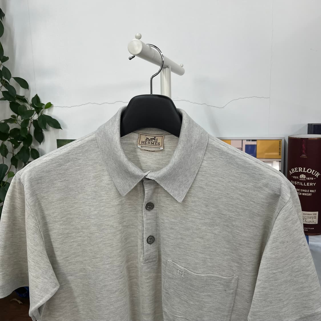 에르메스 칼라 반팔 티셔츠 L 상품이미지2