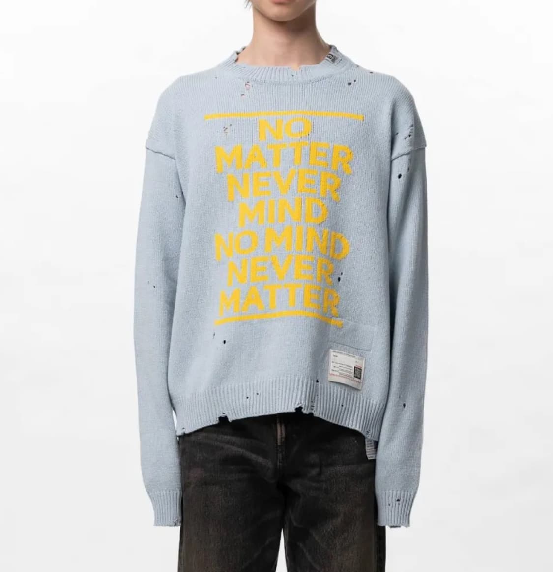 미하라야스히로 letterd knit pullover 상품이미지6