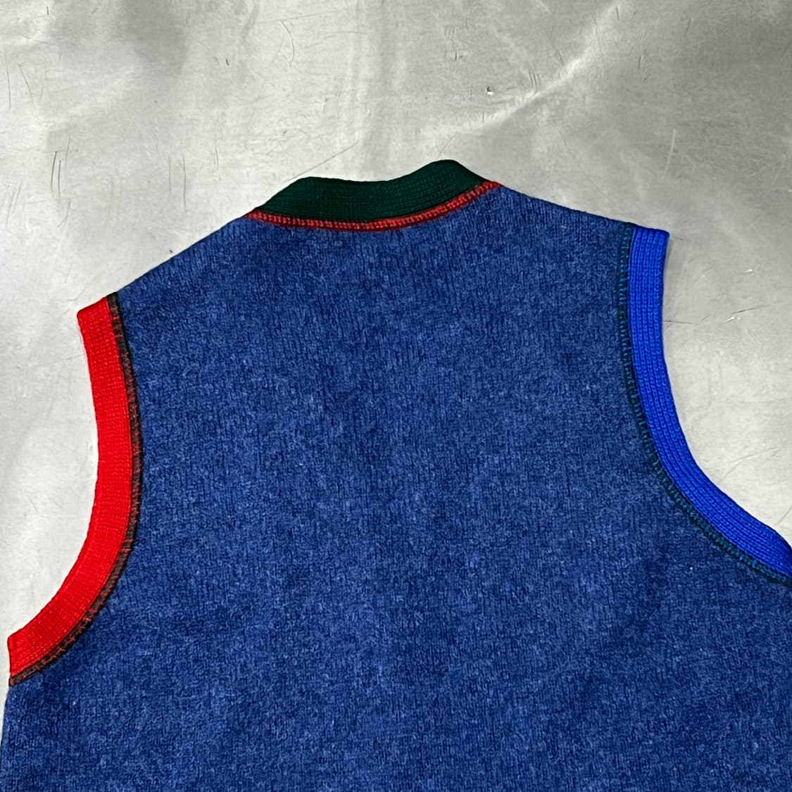  베네통 배색 울 니트 베스트 y14786 상품이미지5