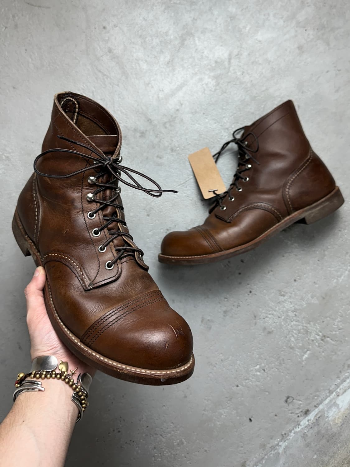 OG USA Made 레드윙 8111 아이언레인저 워크 부츠 상품이미지1