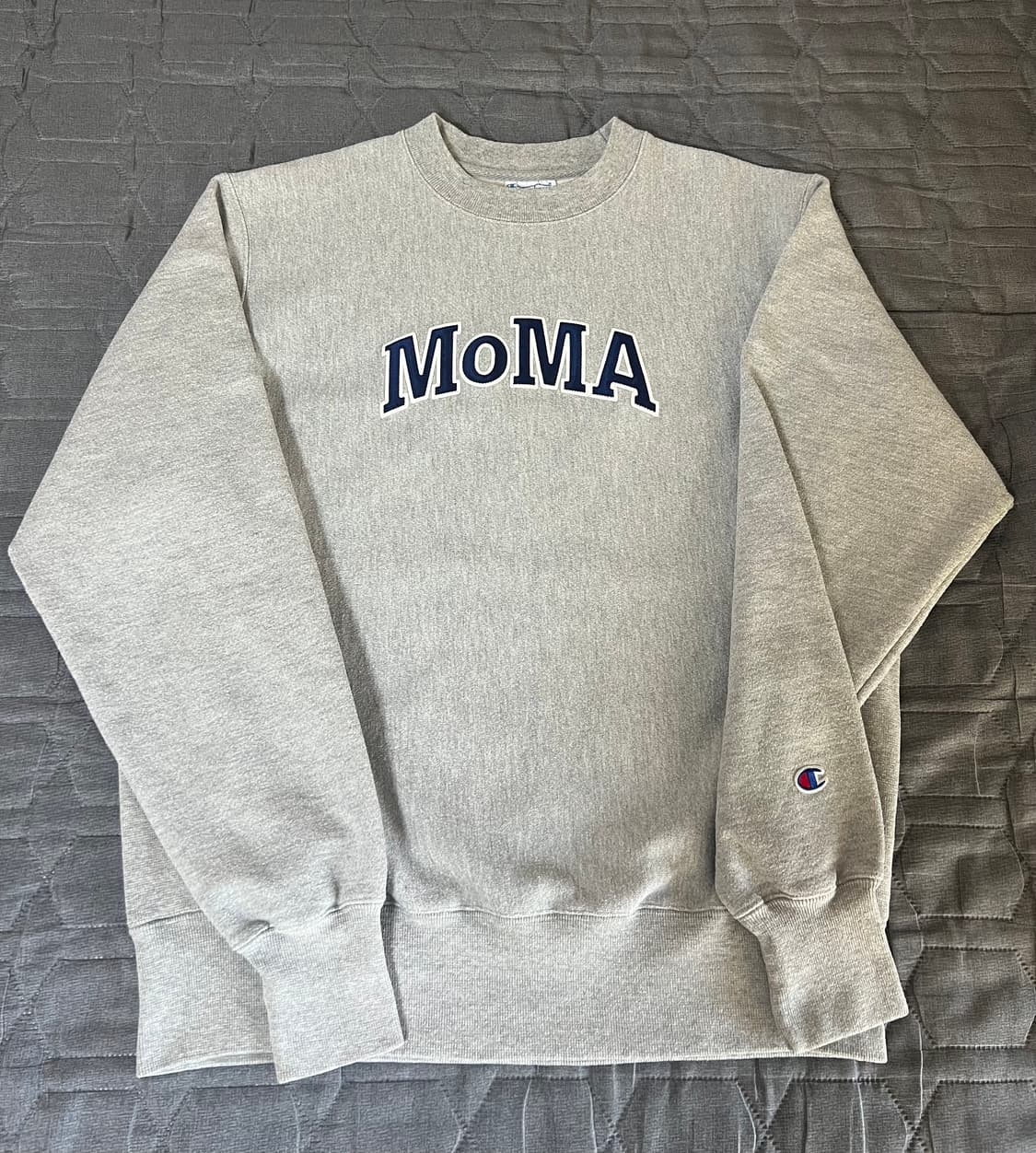 챔피온x모마 리버스위브 맨투맨 그레이 M100사이즈 상품이미지1