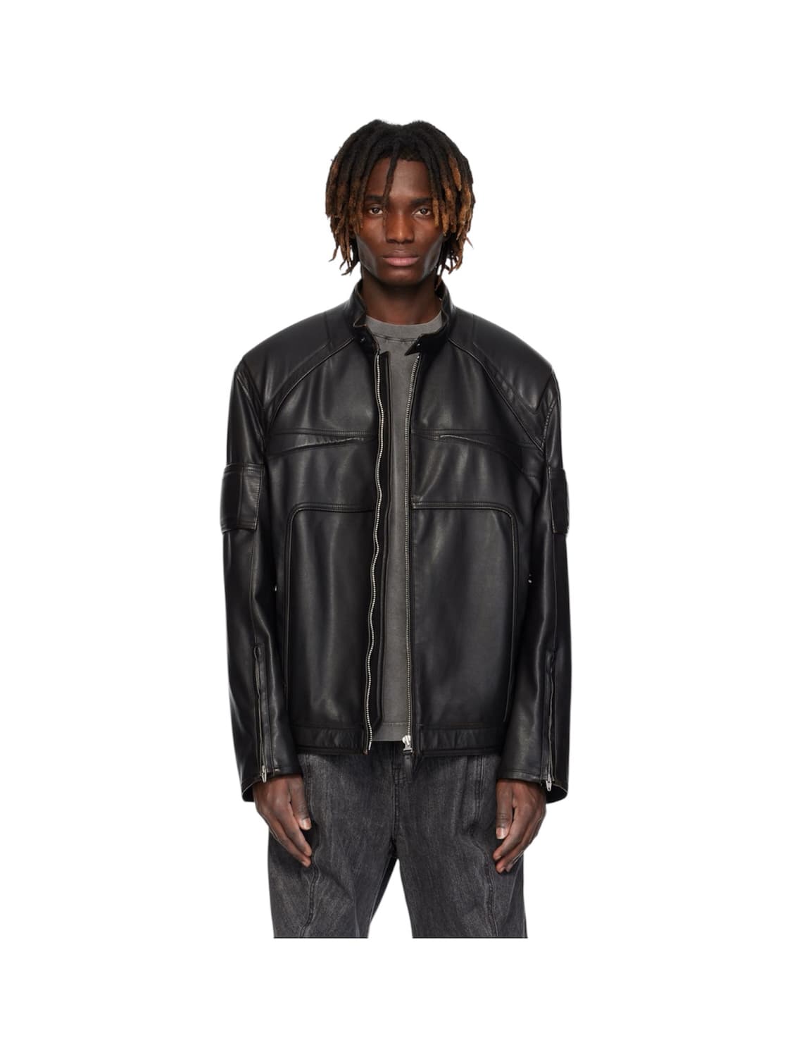 Black Rider Faux Jacket 상품이미지1