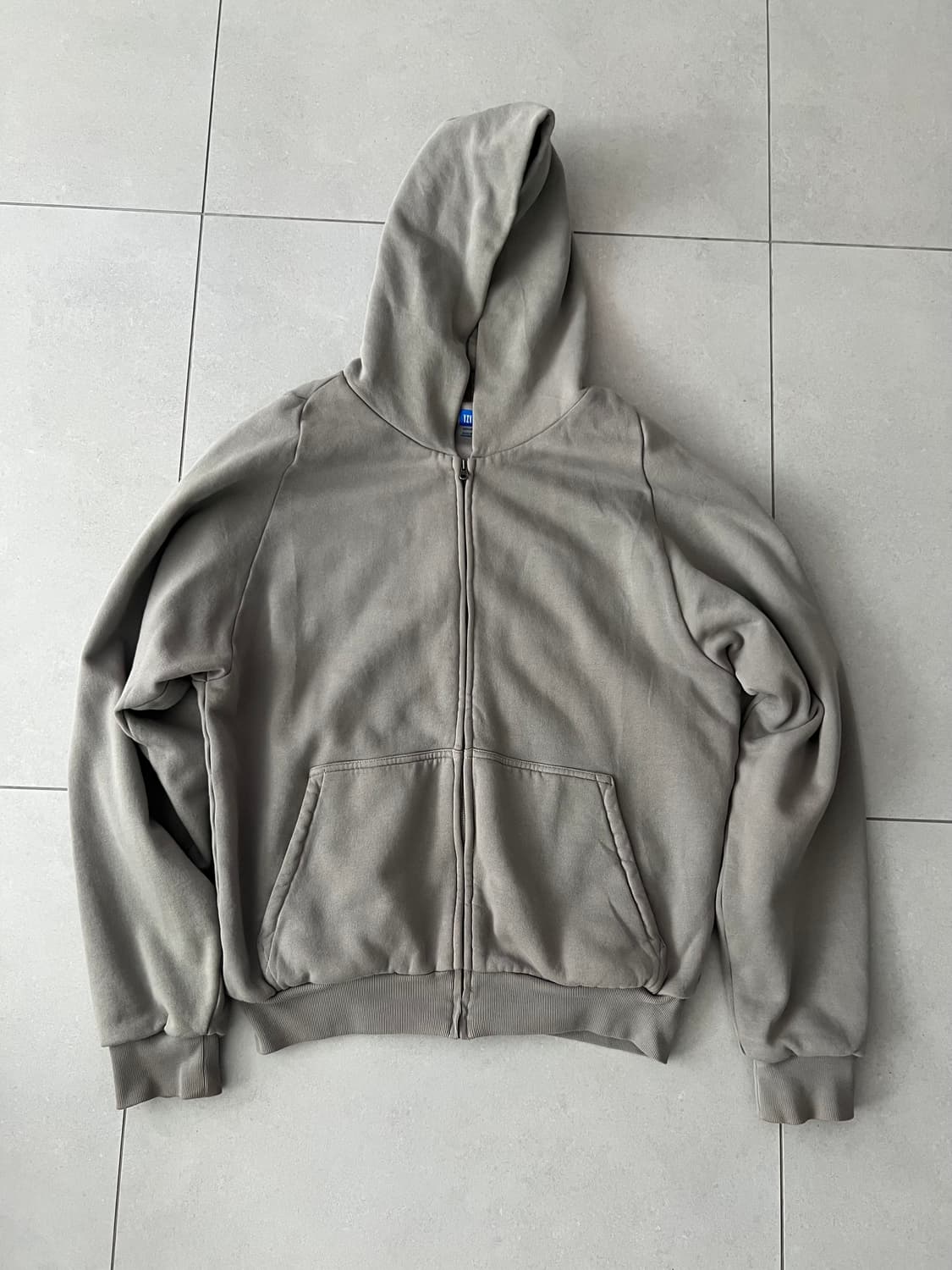 이지 x 갭 yzy 후드 집업 그레이 M 상품이미지3