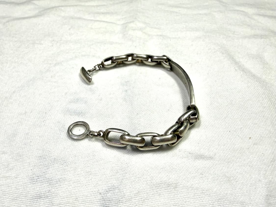 ID 실버 체인 팔찌 상품이미지4