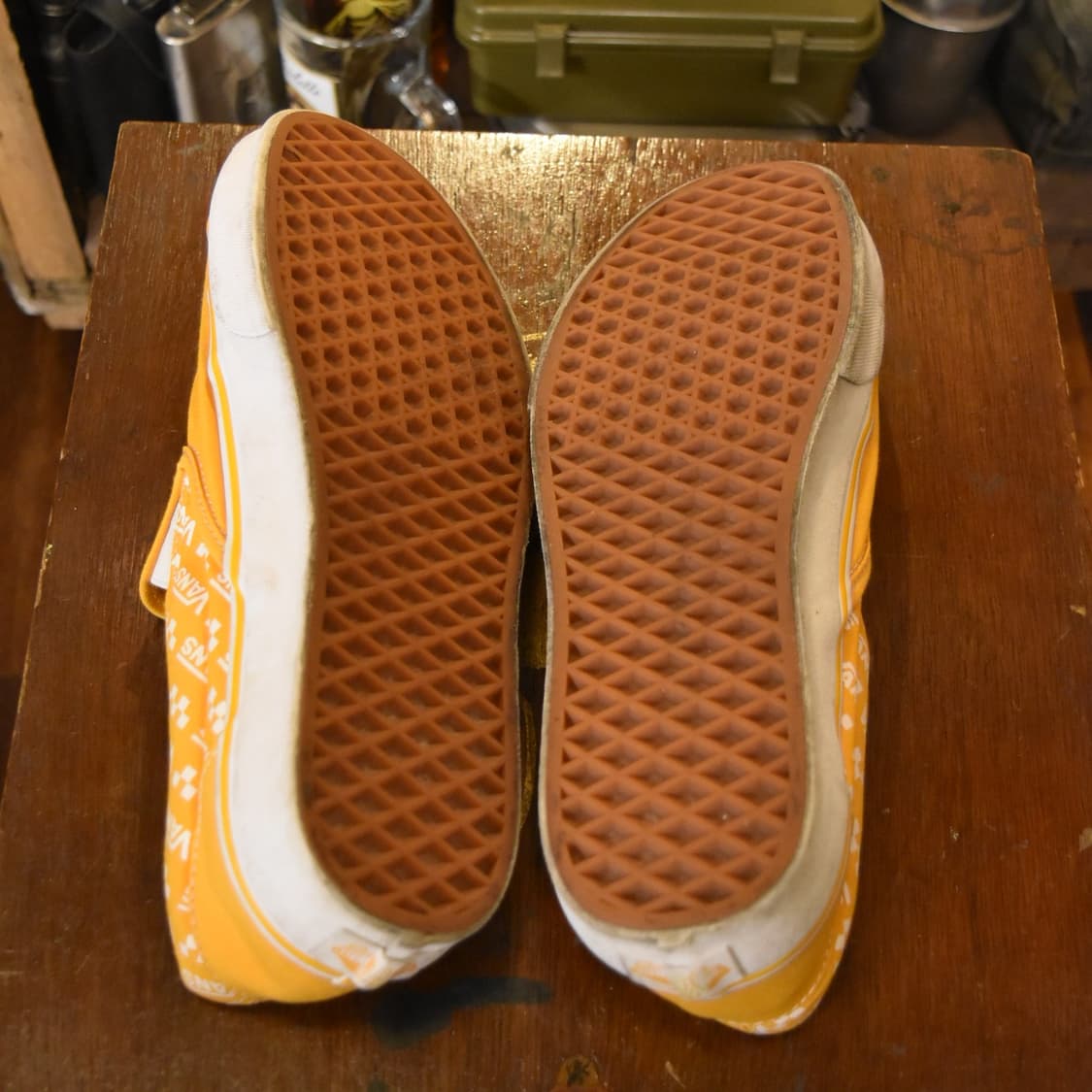 Vans Slip-on USN Custom Yellow 280 Size 상품이미지5