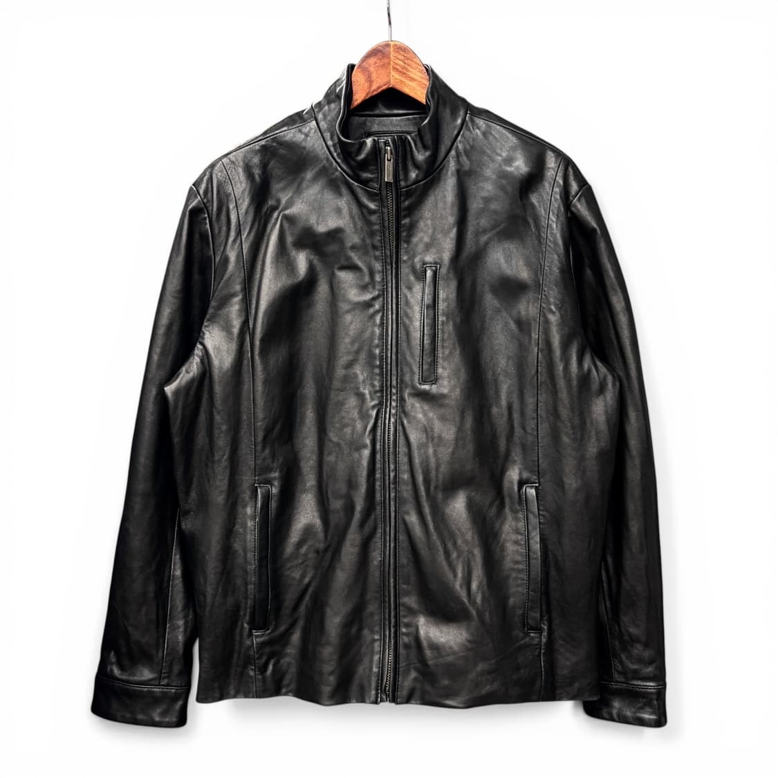 00's 캘빈클라인 램 레더 자켓 상품이미지1