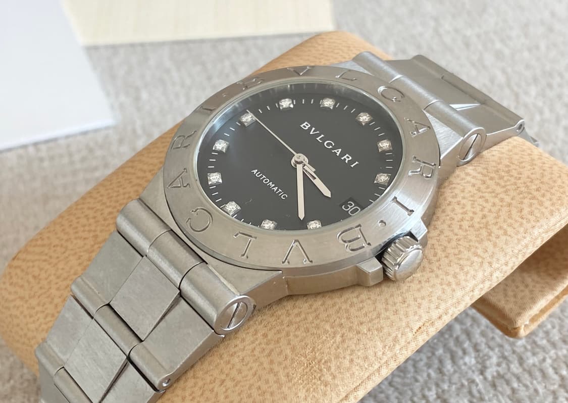 불가리 디아고노 LCV35 다이아 11P 남성용 35mm 미듐  오토메틱 상품이미지7