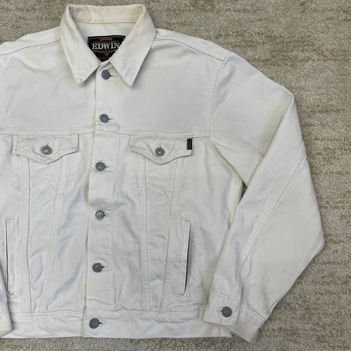 [M] Edwin 애드윈 웨스턴 트러커 데님 자켓 상품이미지4