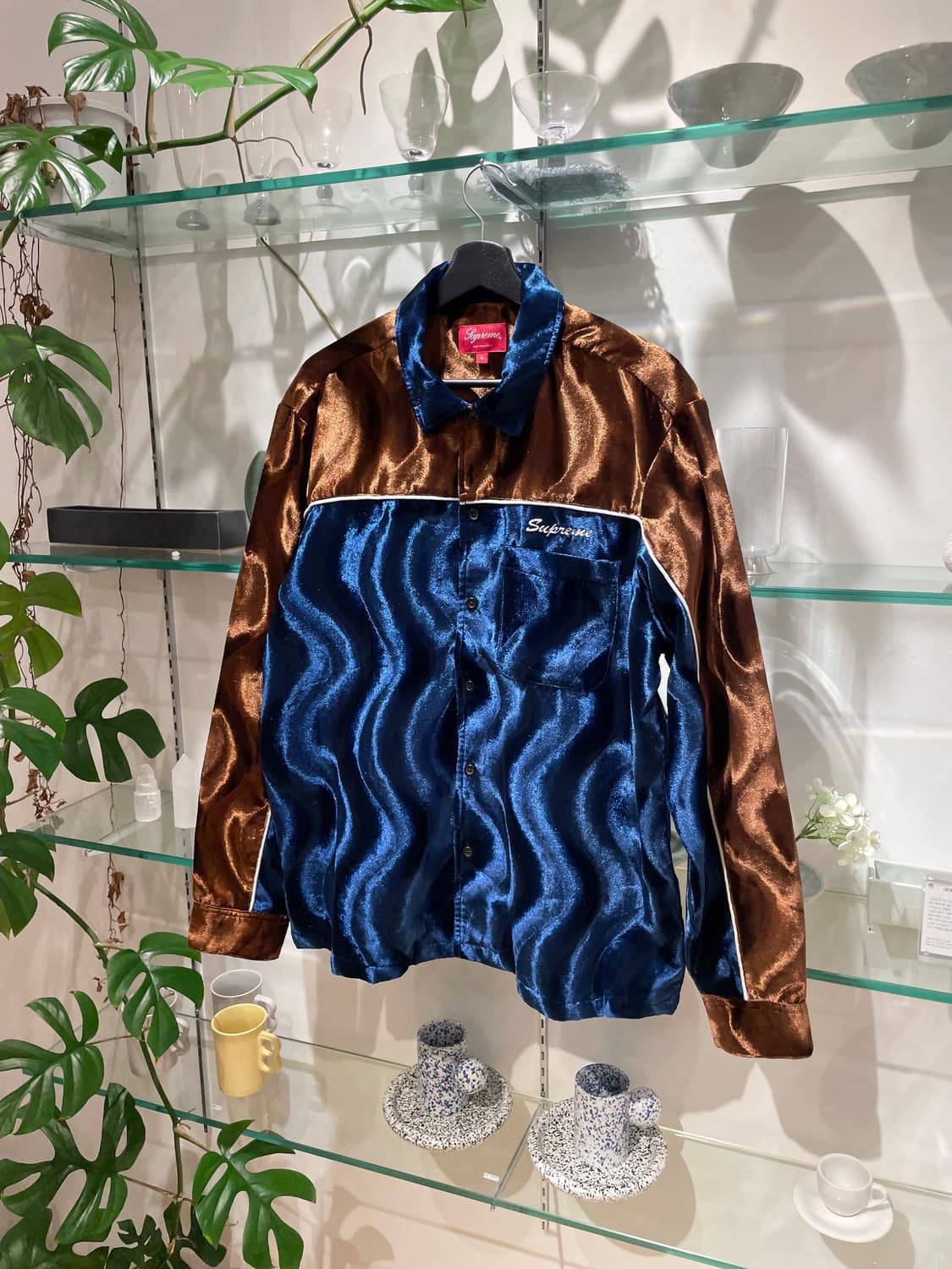 슈프림 velvet work shirt 상품이미지4