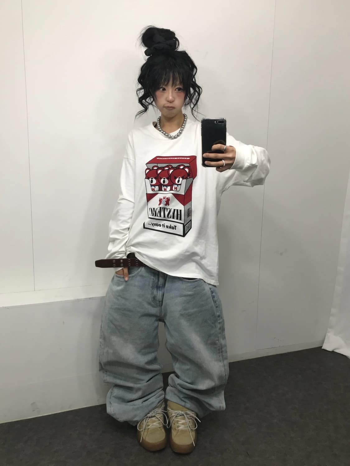 히스테릭글래머 말보루레드 퍽베어 오마주 롱슬리브 ( 레어 )  상품이미지4