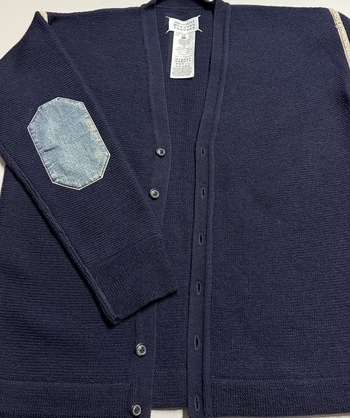 마르지엘라 엘보 패치 가디건 상품이미지1