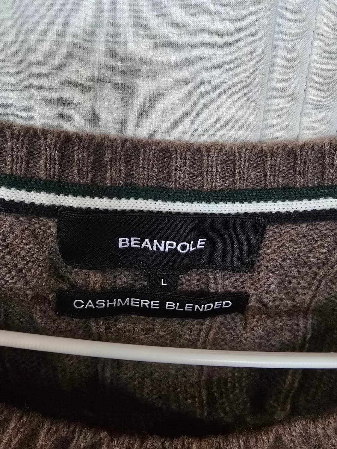 빈폴 브라운 꽈배기 니트 상품이미지4