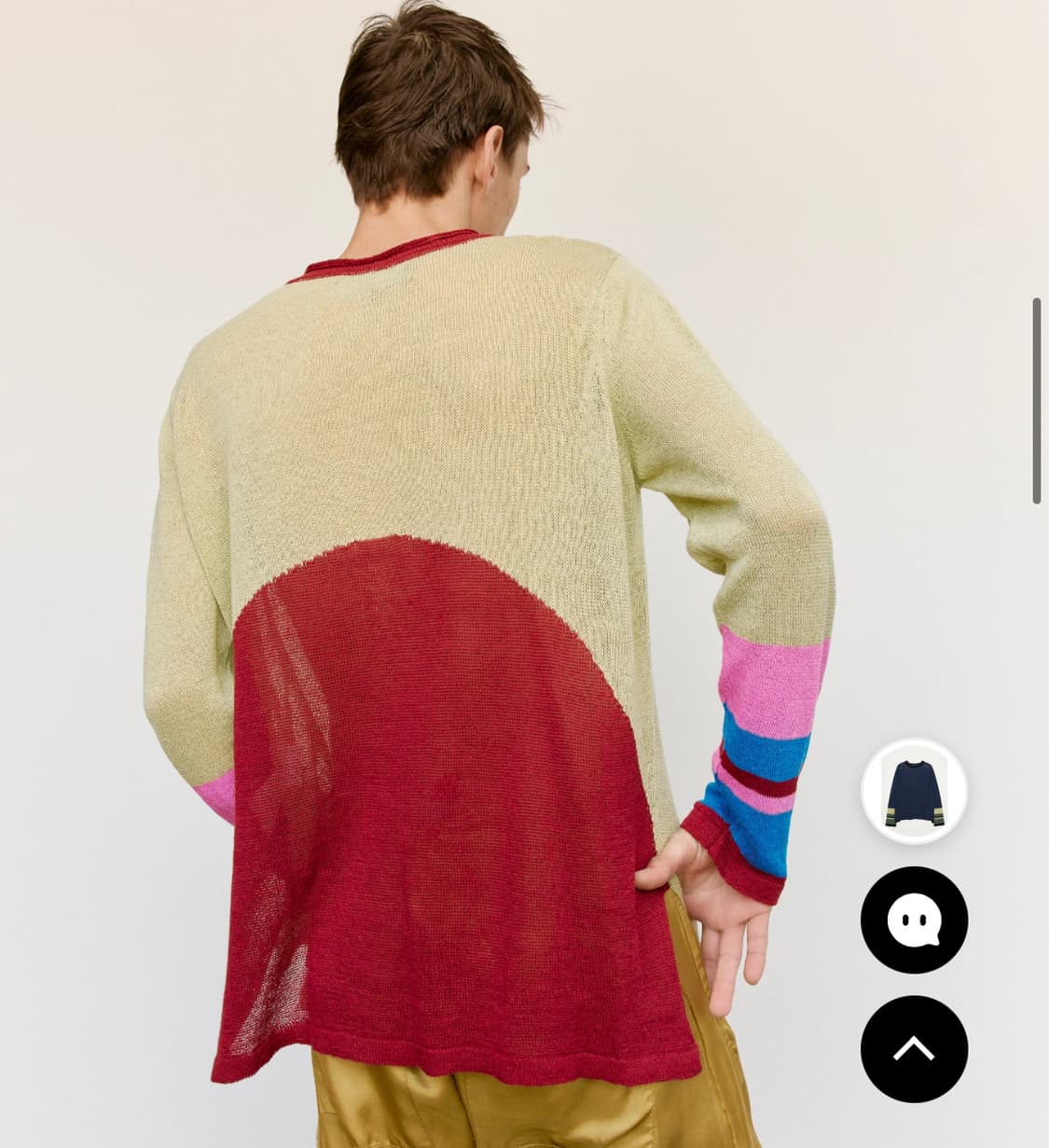 에드워드 커밍 하프문 루즈 스웨터 상품이미지9