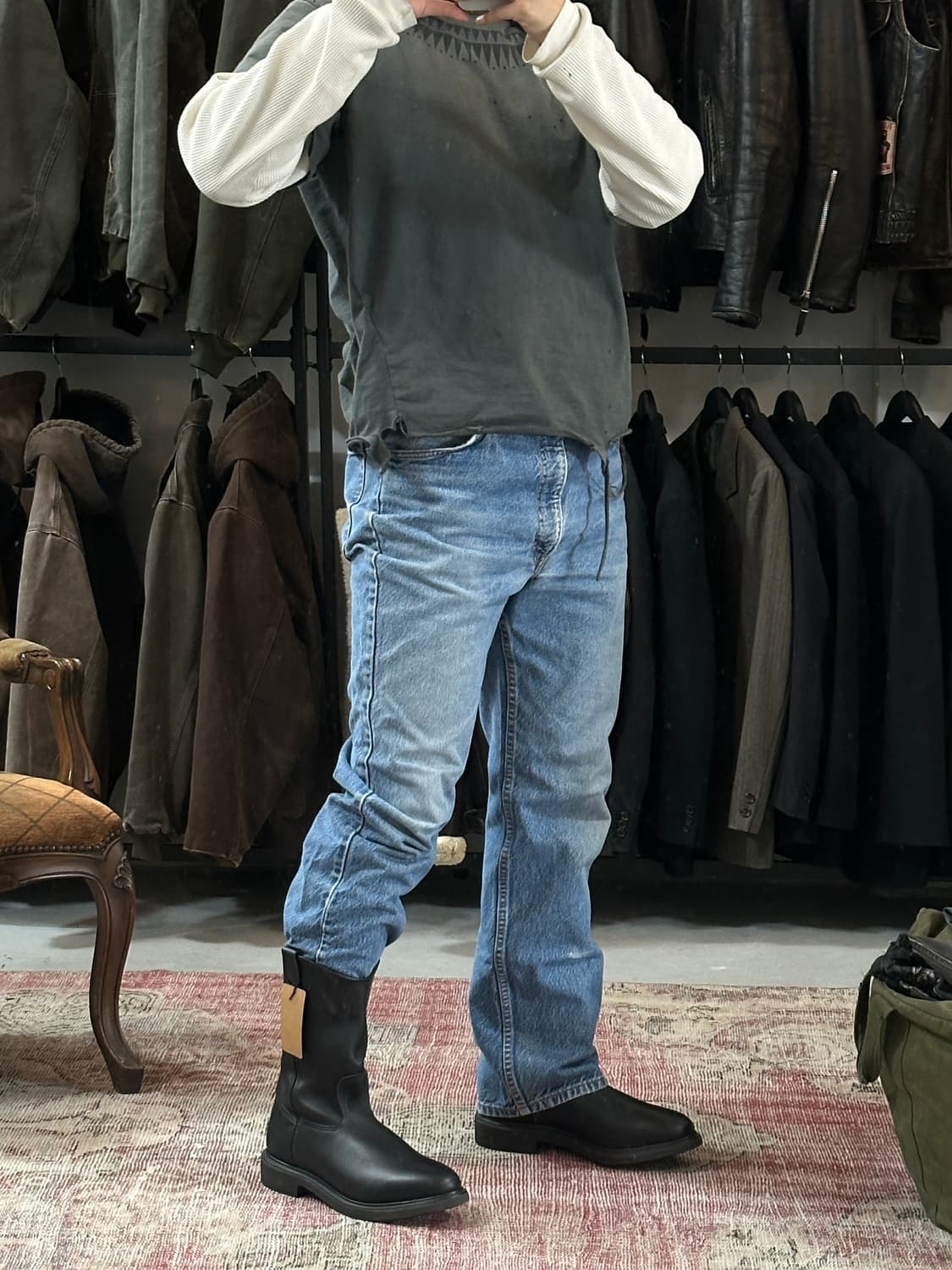 OG USA Made 레드윙 1125 페코스 레드윙 웨스턴 부츠 상품이미지2