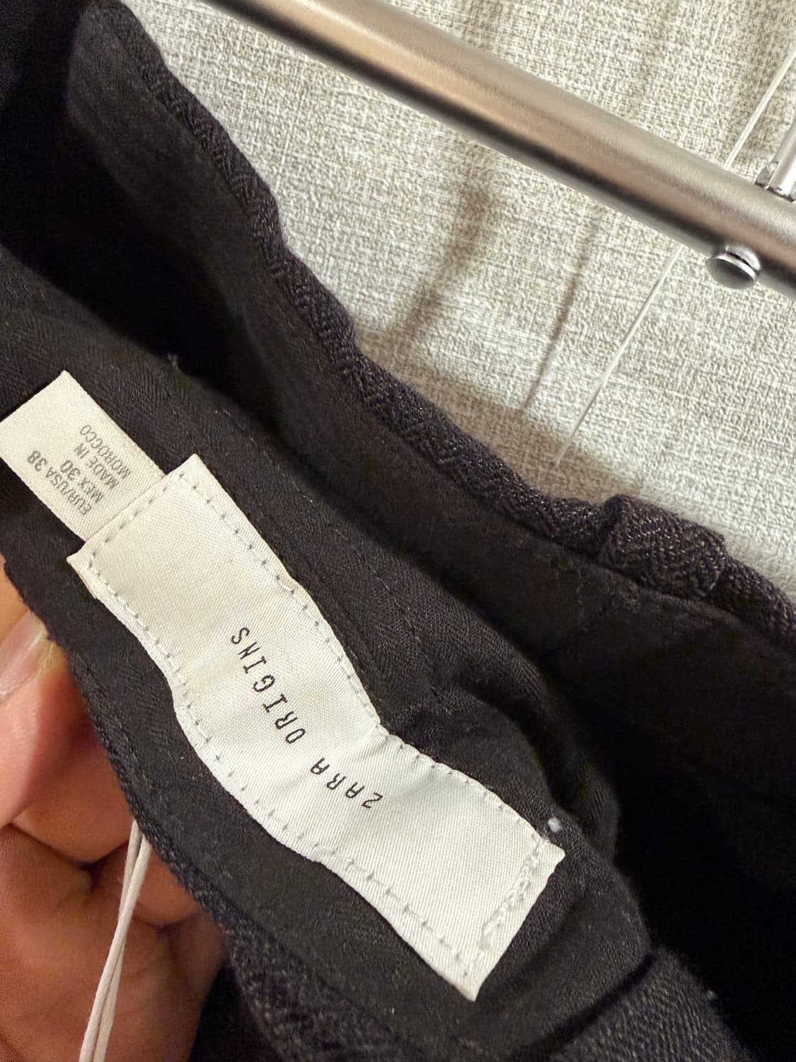 자라 오리진 이탈리안 메인 페브릭 울 팬츠 상품이미지6