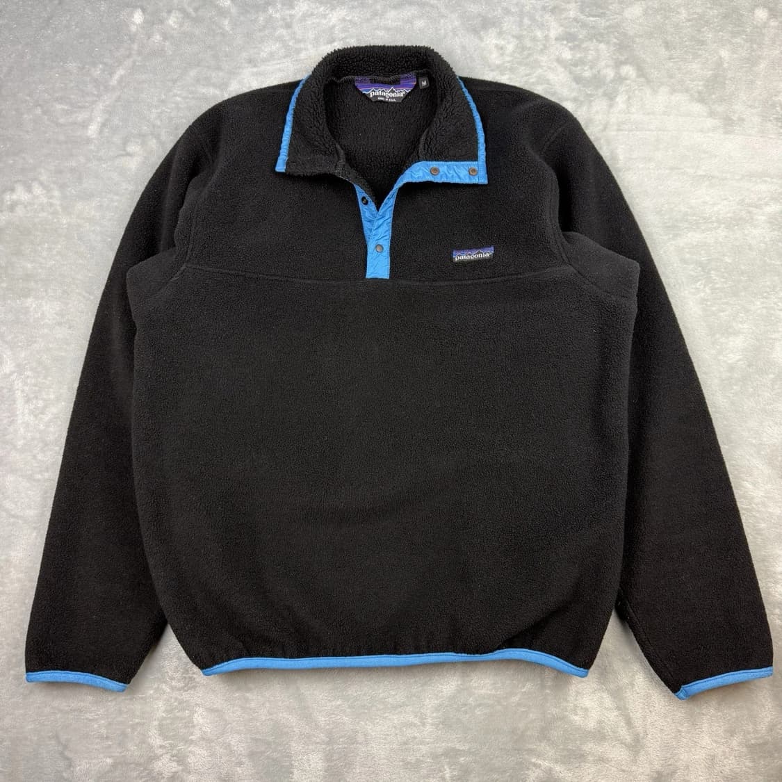 80S USA 파타고니아 신칠라 스냅-T 블랙 상품이미지1