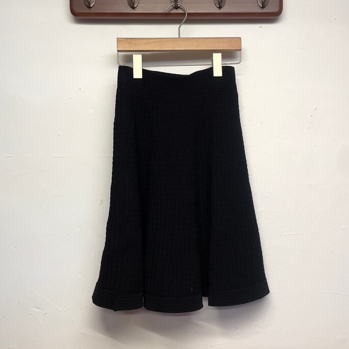 산드로 (우먼) 블랙 니트 스커트   상품이미지1