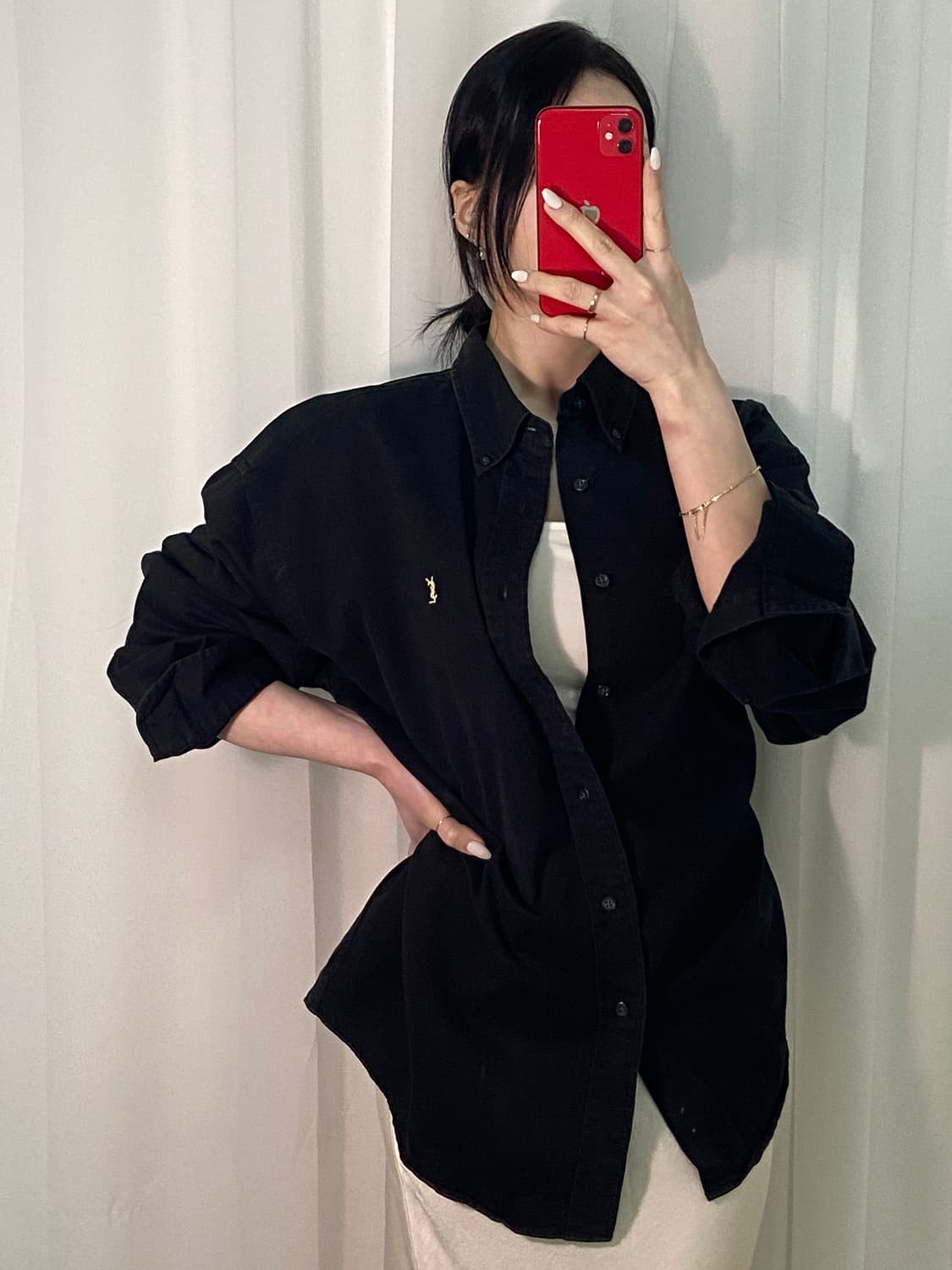 입생로랑 YSL 코튼 셔츠 상품이미지1