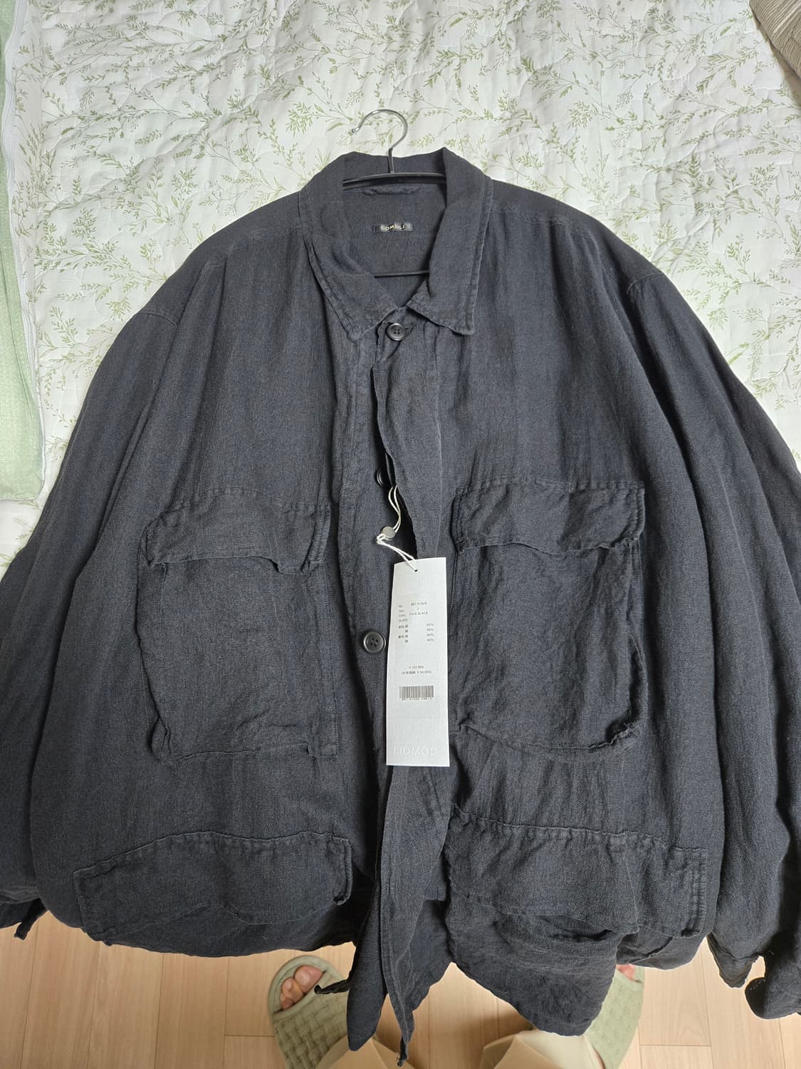 25ss 코모리 BDU 패이드 블랙 상품이미지2